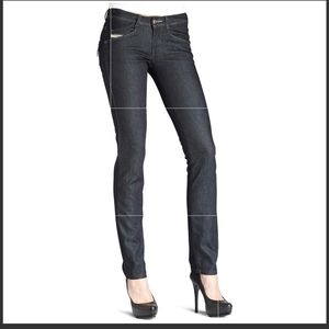 Diesel Clush W25 L30 Dark Denim Skinny Jeans